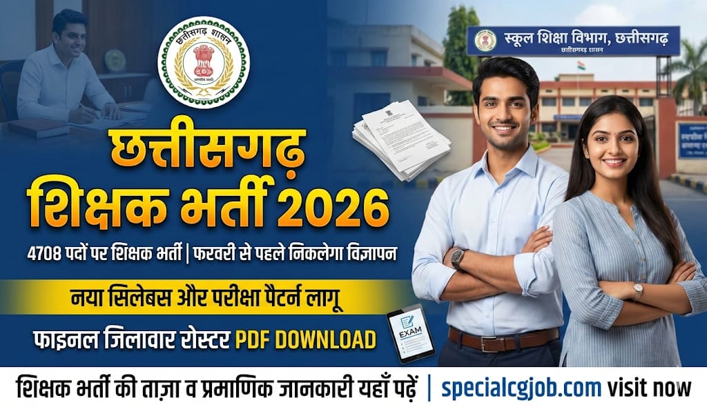 Chhattisgarh Teacher Recruitment 2026